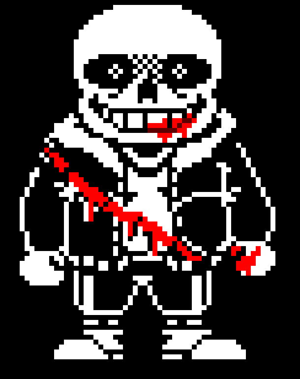  last breath Sans phase 2 Sprite (my take)