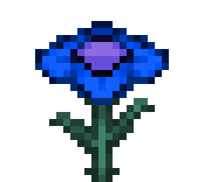 [35dc76] *Upon not-so-closer inspection, yes, it appears to be a blue flower*