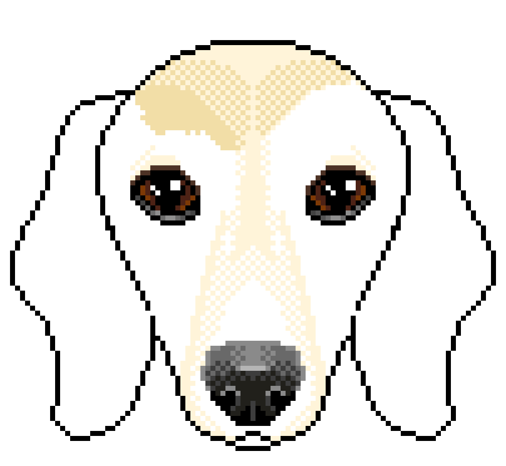 [aa4da3] Dachshund Pixel art 2