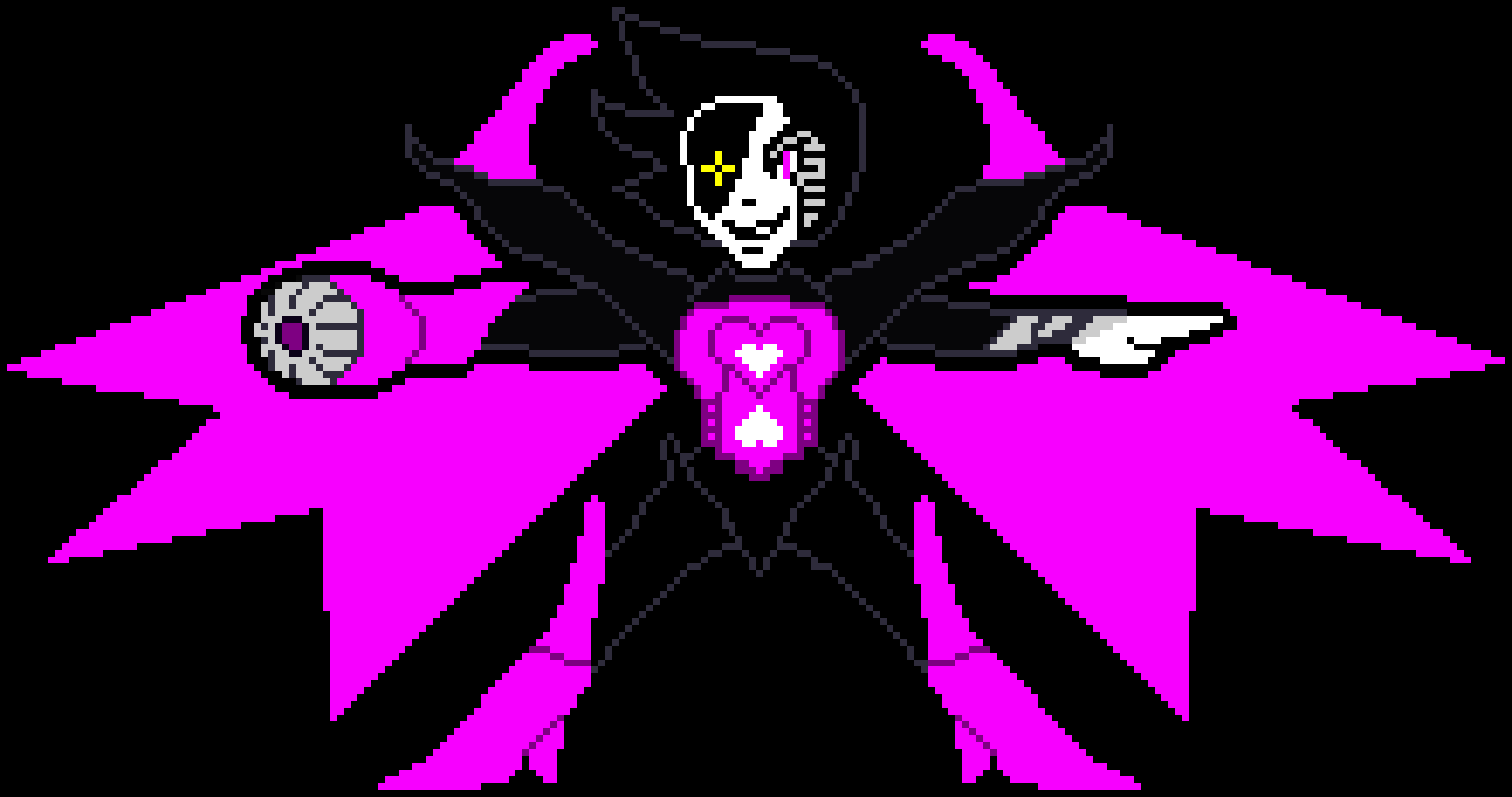 [4f4e68] Colored Mettaton NEO sprite