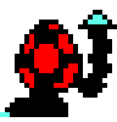 [9664c4] yoshi egg red and black