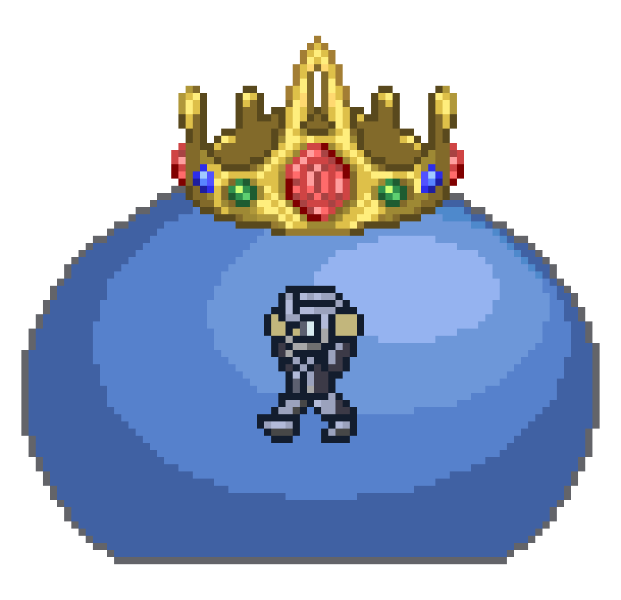 Terraria Slime King - Cropped