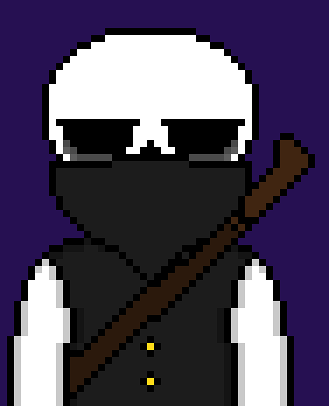 [b63bdb] *kicks Connor's knee, then summons a sharp bone and cuts the rope when connor lets go*