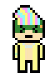 [8b9c7b] danganronpa pixel sprite base