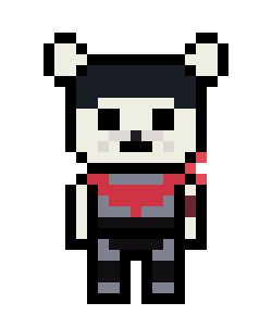 [6f30af] danganronpa pixel sprite polar pattorler 