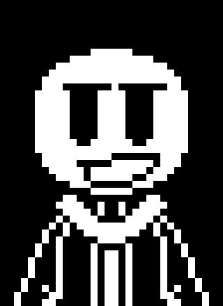 *he Looked at where the sound was coming from* "Who's There."