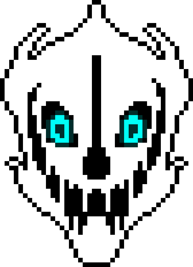 [302e11] Glitchtale Sans Gaster Blaster