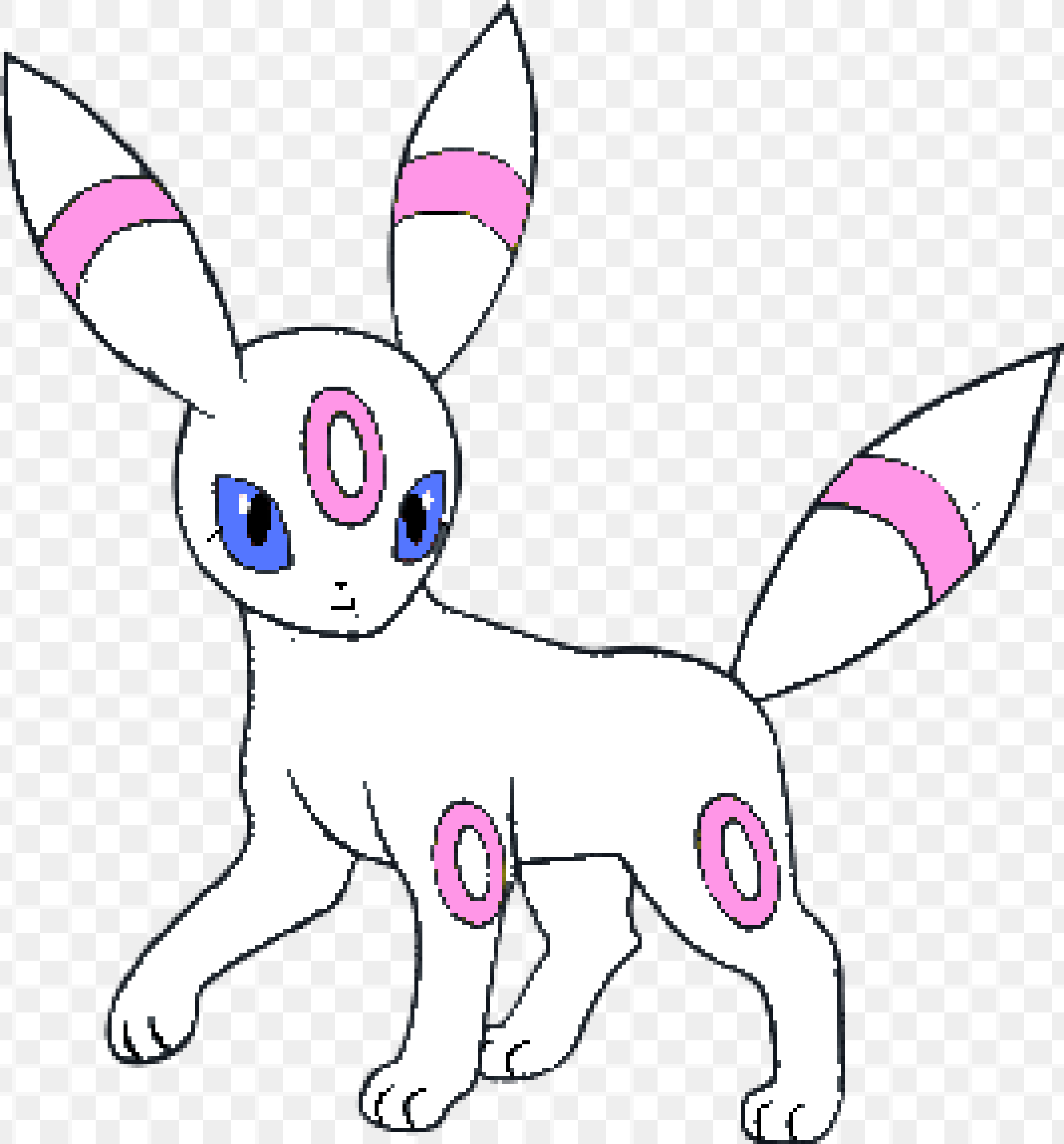 [8e0c41] The mysterous white Umbreon