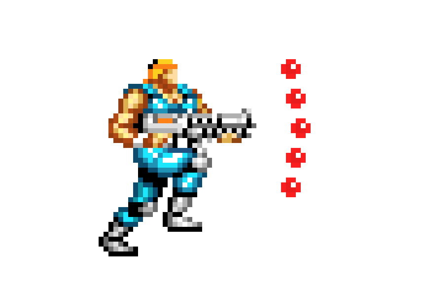 [92b850] Contra 3:The Alien Wars Sully S power