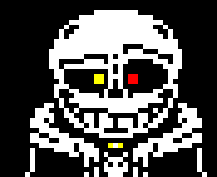 [c7b058] Well fuck.. * He'd teleport away from the blue and orange bones while trying to catch the purple ones but is mostly getting hit by them *