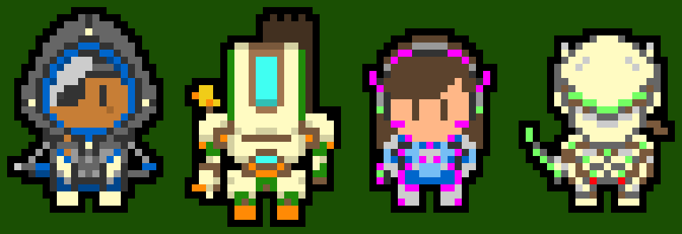 [9664c4] Overwatch Pixel Art