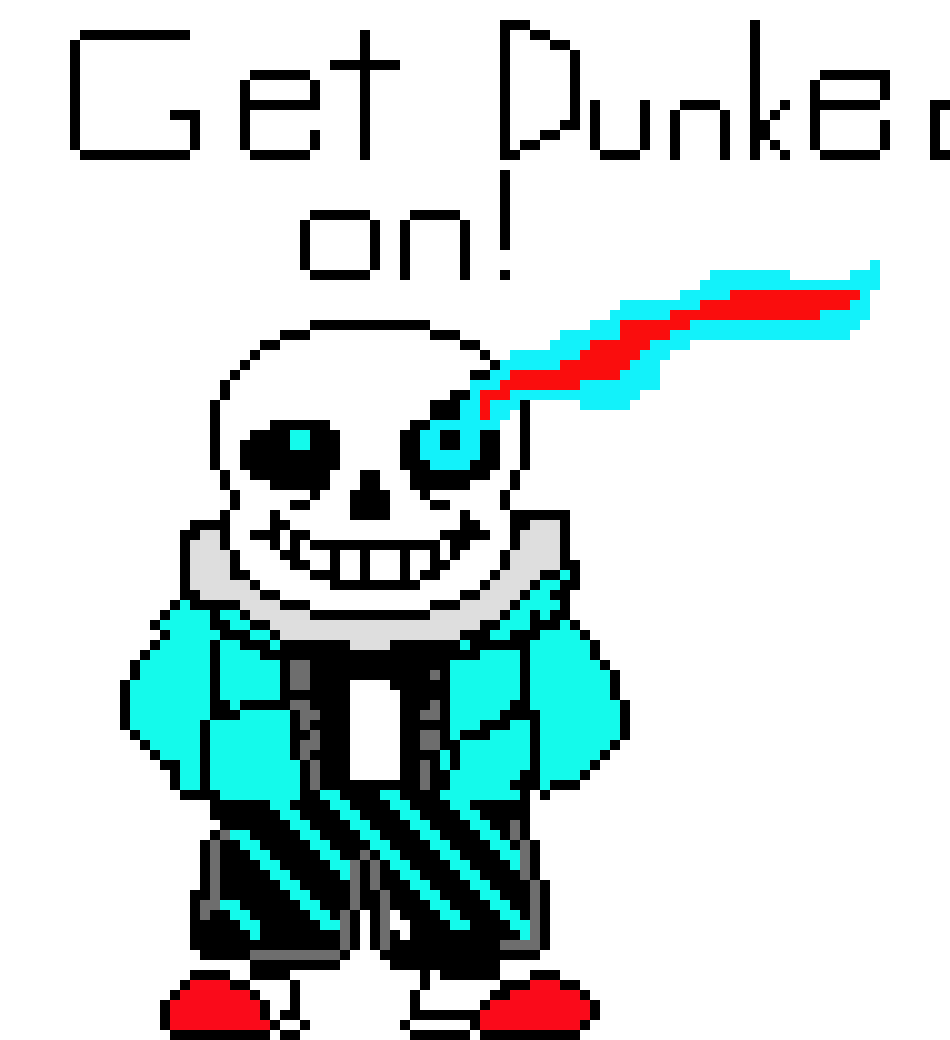[9664c4] blue flame Sans's battle sprite