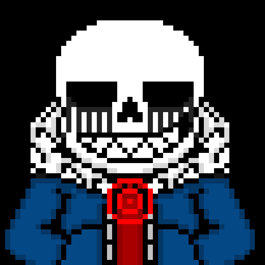 [0ae1f1] *summons his huge blaster and stands behind it as the bones hit the blaster*