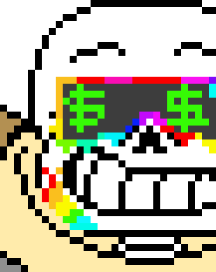 [45e36d] Vandalize my sprite  - NOT Fresh!Ink sans 