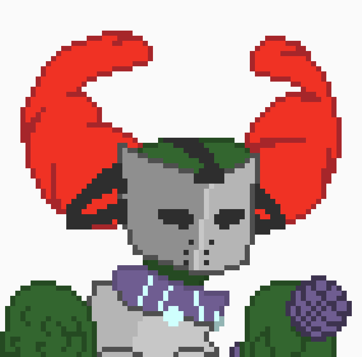 I dont wanna show the Original Sprite yet BUT, Should i add the Warning post or the sword.