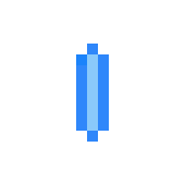 [b11900] Rocket Laser Beam blue
