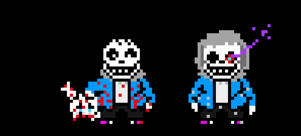 [c65cb0] insaity sans vs dust sans