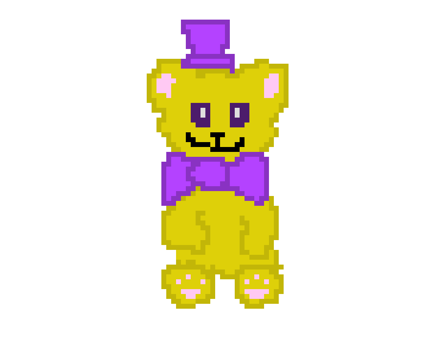 [1490f5] fredbear front facing