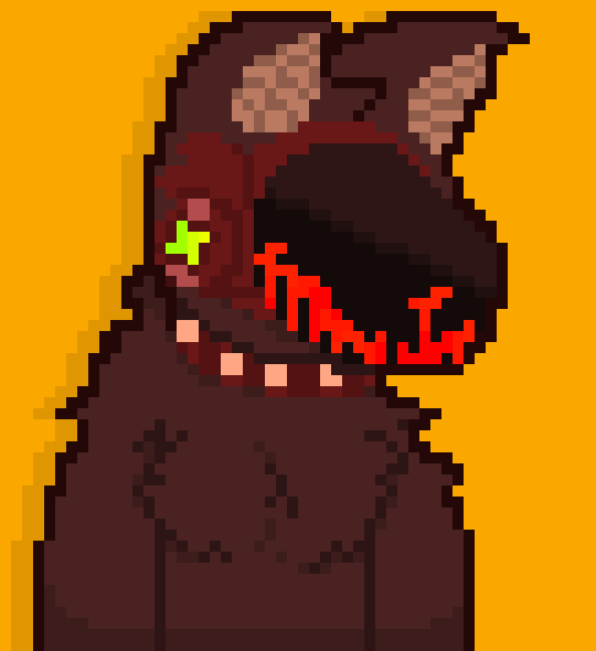 [63ceb7] -She starts laughing in a very distorted way, like multiple demonic entities are laughing-