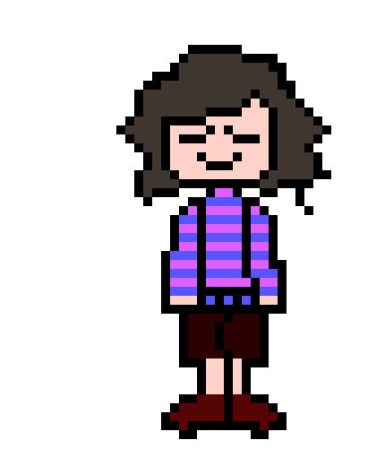 [9664c4] alterkirby!Frisk Battle Sprite