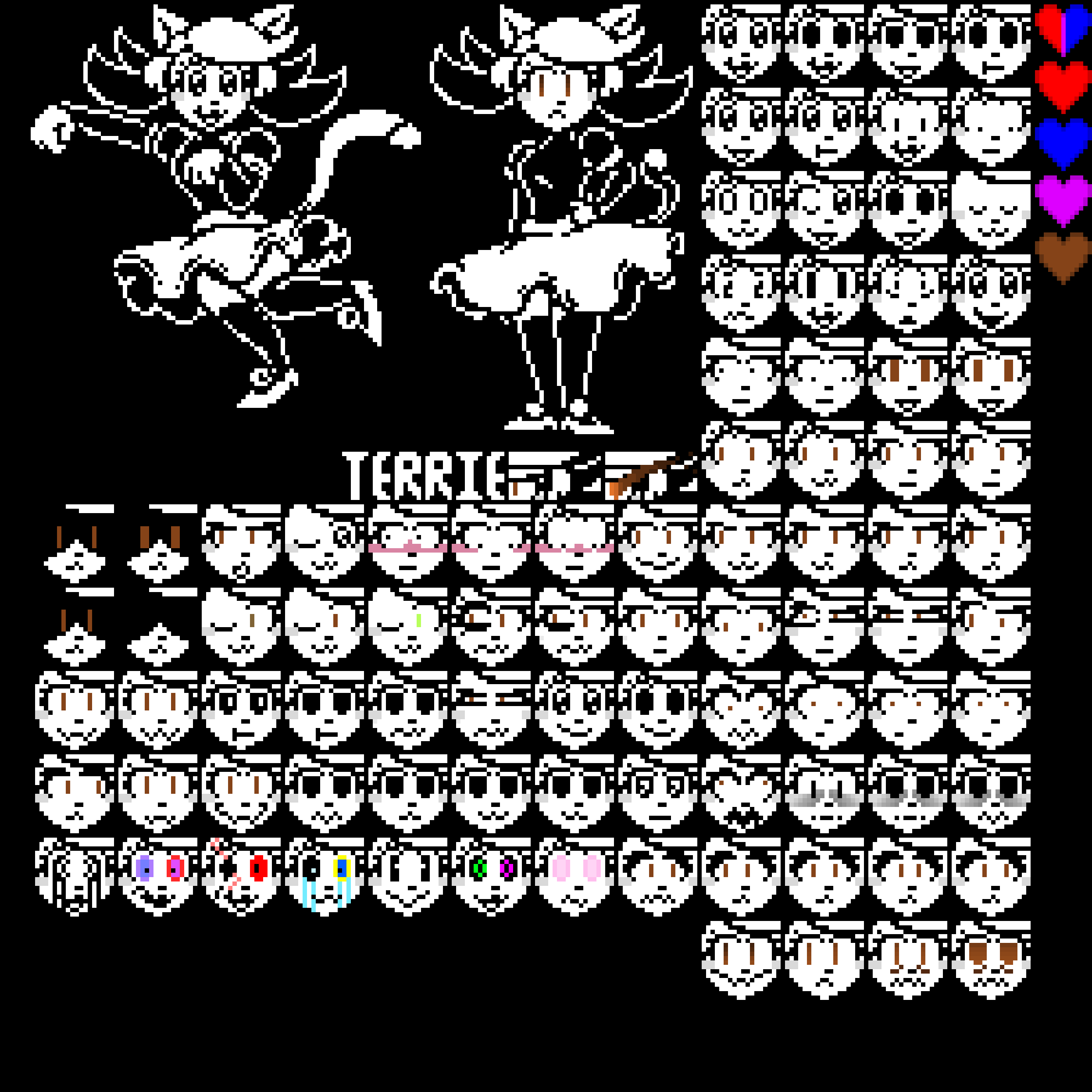 "My palette, rn... Nearing the limit...