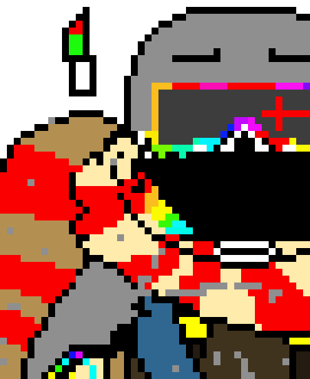 [411dda] The corrupted creator starts playing - Fresh!Ink sans