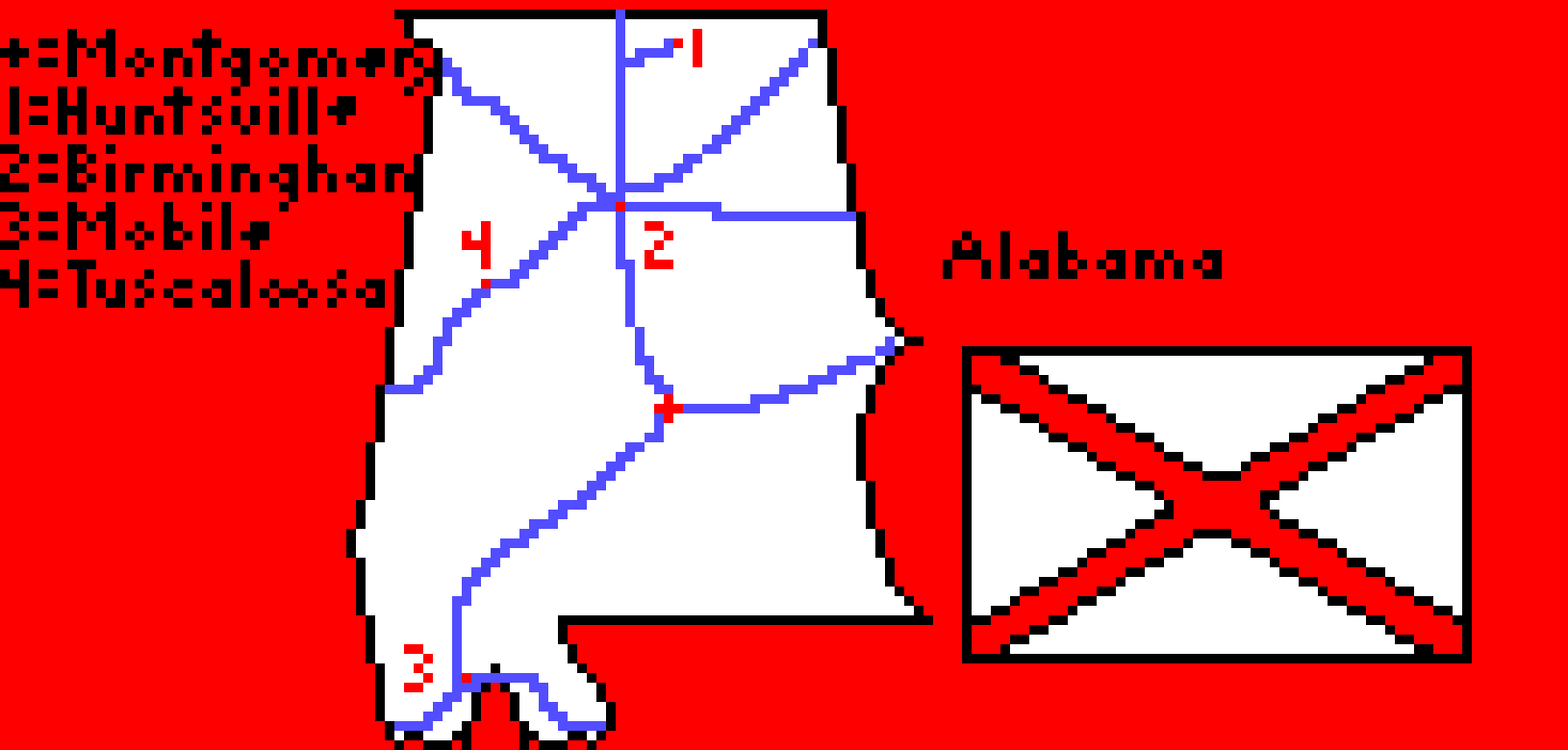 [9664c4] Alabama Pixel Map