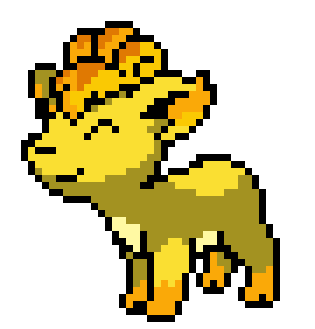 [9664c4] Vulpix (Sara form) (Fan-made region) happy