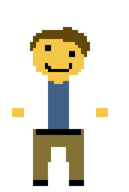 [8a1b30] person pixel art