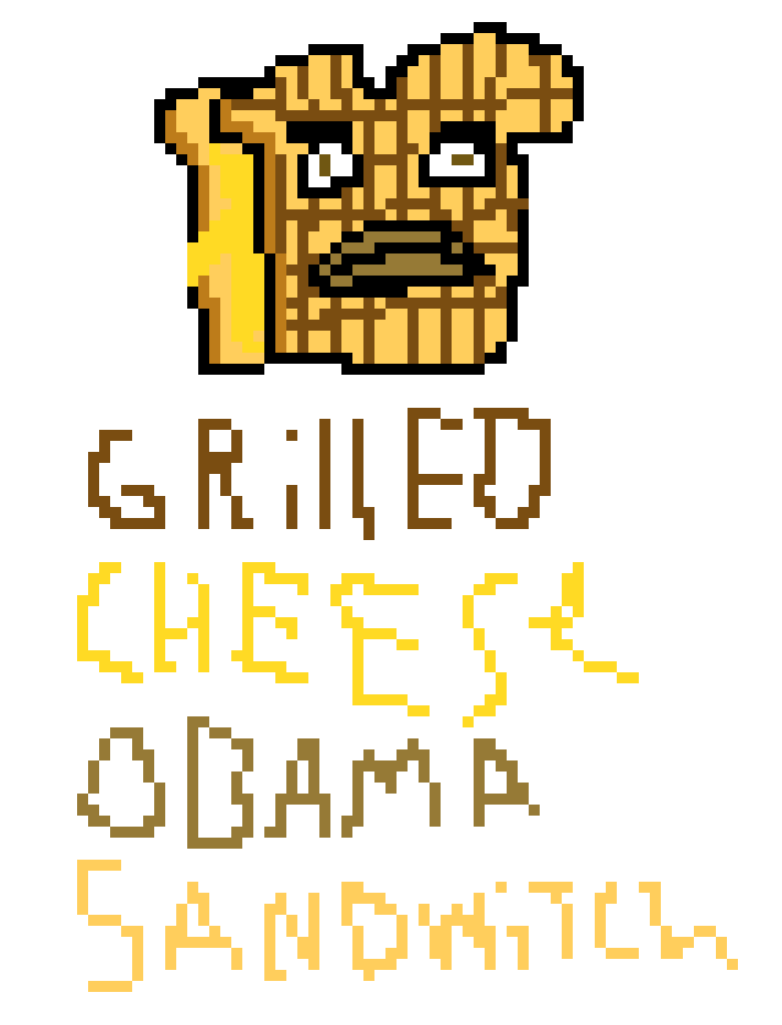 [e5676d] Grilled Cheese Obama Sandwitch