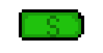 [f8888d] Dollar pixel art
