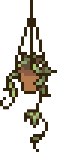 [9b9cad] Plant Pixel Art