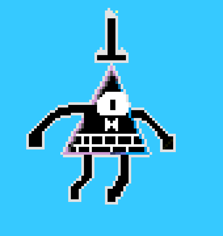 [a4fa8a] Bill Cipher (Black)