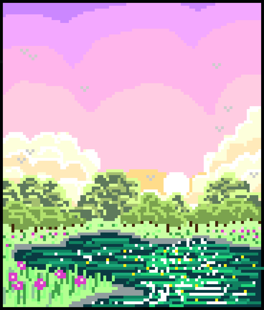 [e0d020] Lake - Sunset