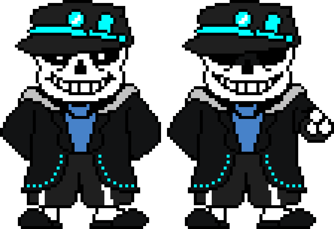 Jotaro Sans Battle Sprites. ( PeterPlay19's Version )