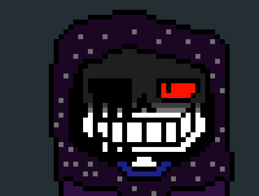 [d959ff] *black stuff comes out of his eye as it goes fully black* heh heh heh..