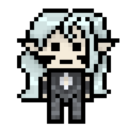 [8bddcc] danganronpa pixel sprite base