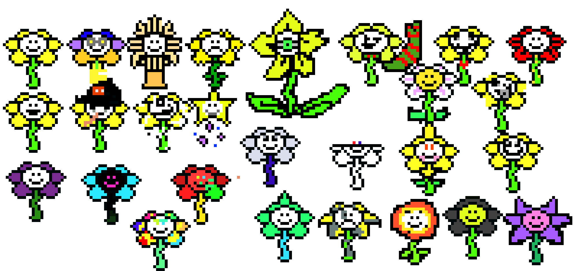[8414ff] flowey au themes