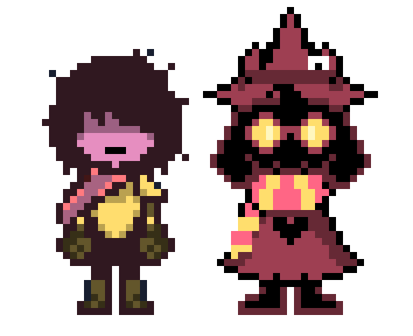 Deltafell Lightner Kris and Ralsei - K.Vargas