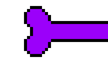 [f743e5] Undertale Bone Attack sprite