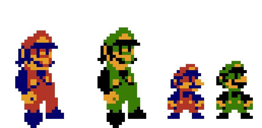 SMB1 Mario & Luigi resprites