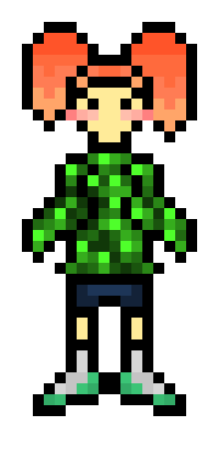 [9664c4] Creeper Girl ( MINECRAFT ) ( Blush )