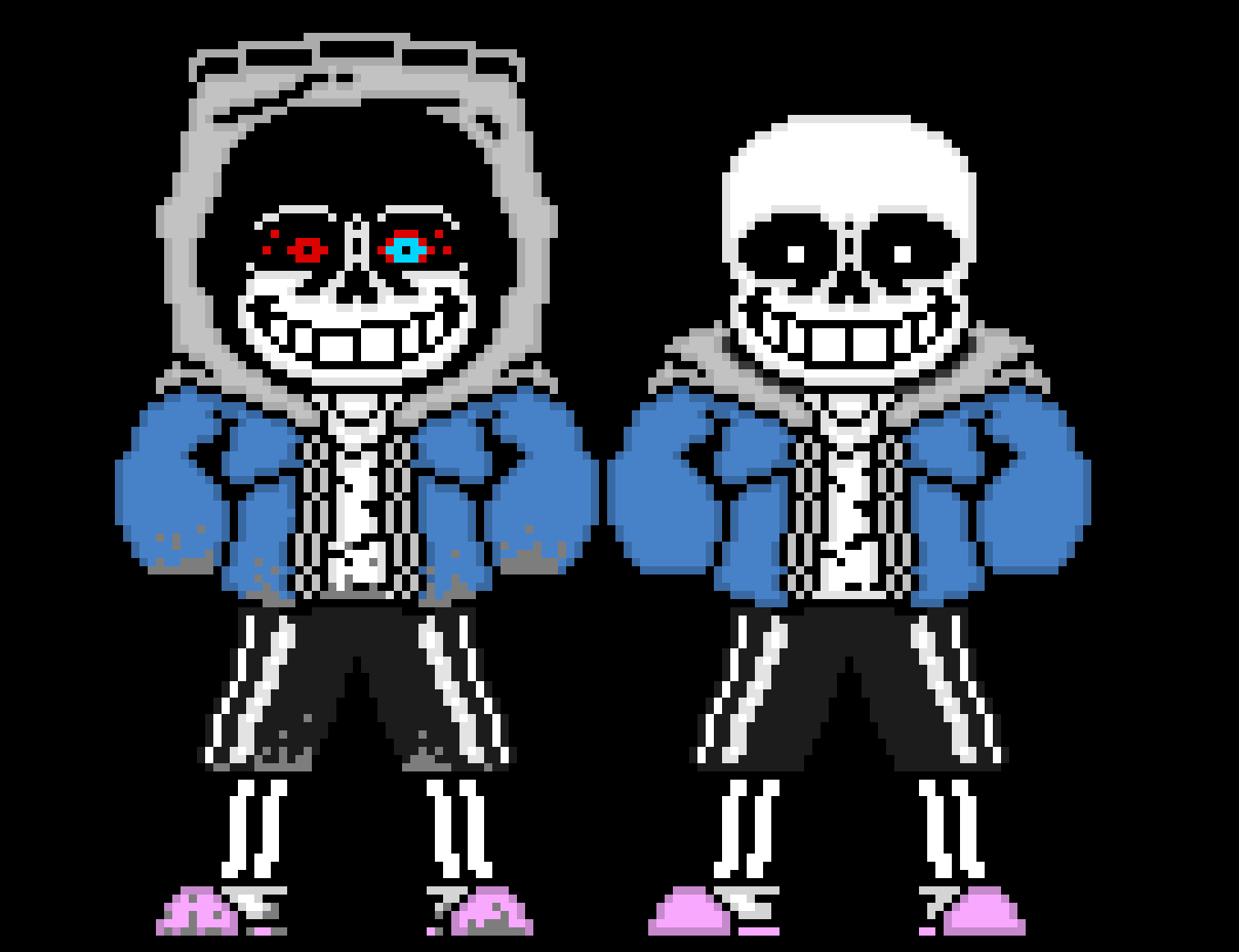 [e8cb42] thats ok just credit me when you use the sprite also here is dust sans if you need the hood up