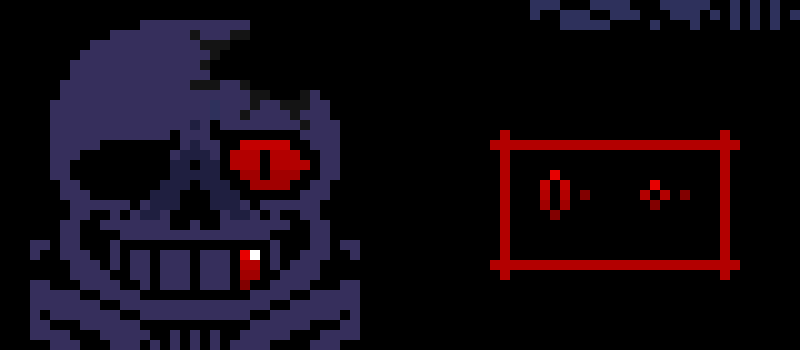[00706a] Alright. since you know im a horror person... i decided to make a horror Ver. of your sprite (and two extra eyes.) this is just for fun. (a doodle you could say) - Mix