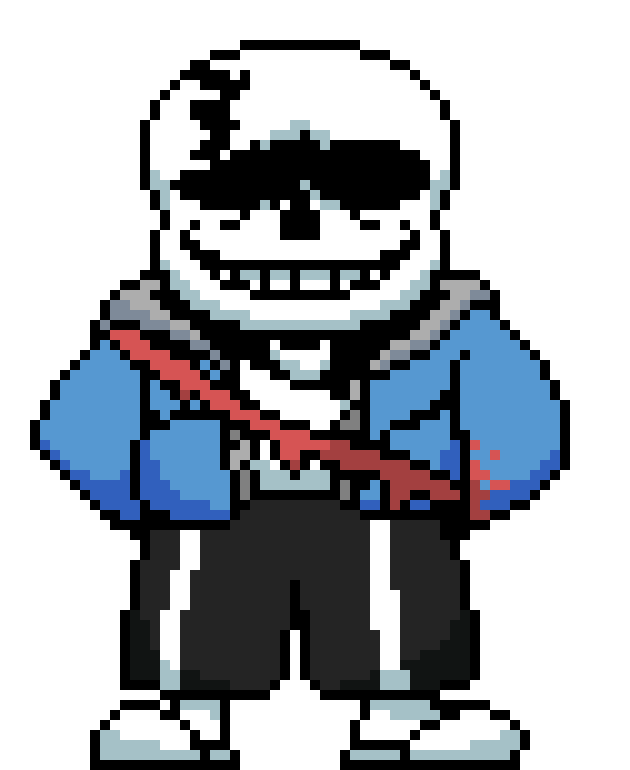 Undertale Last Breath Sans Sprite PHASE 3. (But Not Actually...)