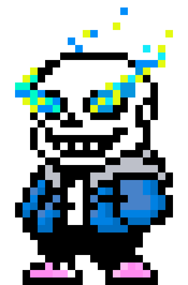 [6d88f2] Sans Deltarune (Double Bad Time) (Shaded)