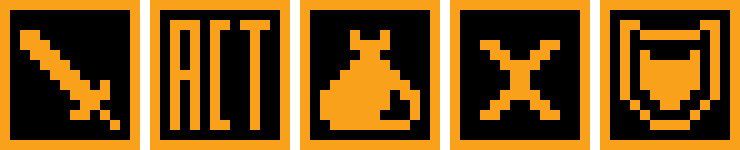 Deltarune Battle Icons