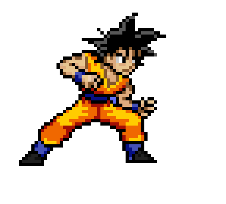 [9664c4] Goku (Resurrection of F Version + Regular Goku Sprite)
