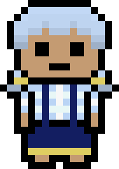 [61c3a2] danganronpa pixel sprite base - Yuno Saisho V4
