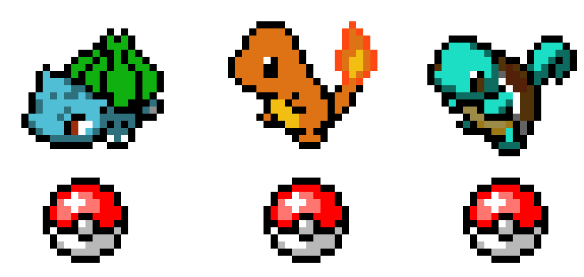 [9664c4] Kanto Starters